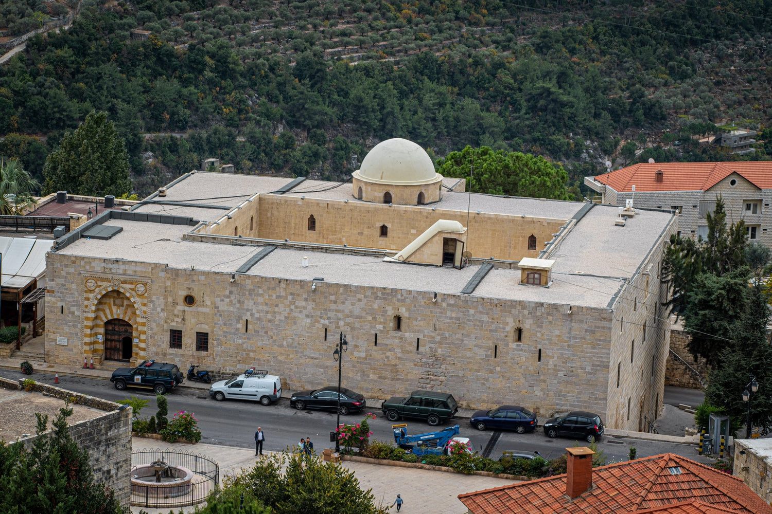 Deir el Qamar, Lebanon Tourism, Historical Sites, Traditional Architecture, Old Town, Culture, Heritage, Monuments, Hiking Trails, Outdoor Activities, Mountain Views, Landscape Photography, Lebanese Cuisine, Culinary Experience, Local Produce.