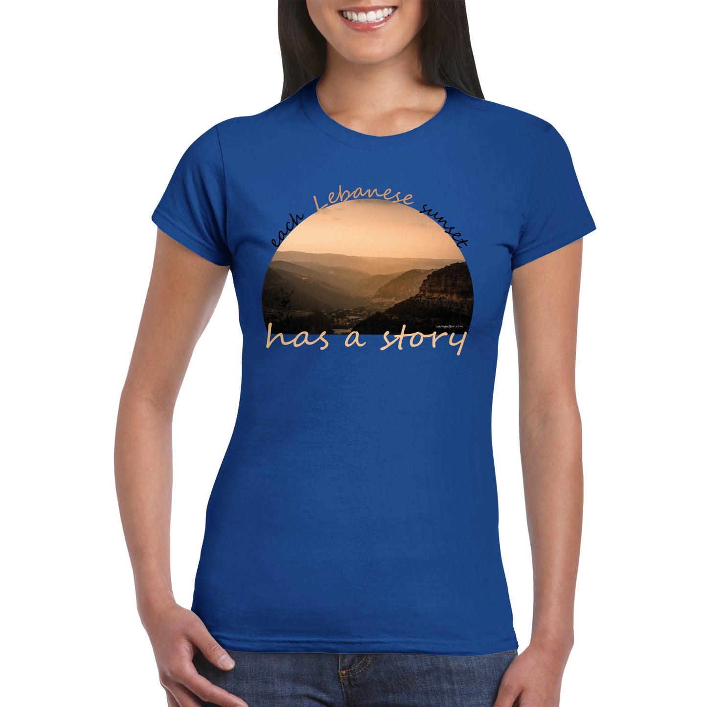 Batroun Sunset-Lebanon-Classic Womens Crewneck T-shirt