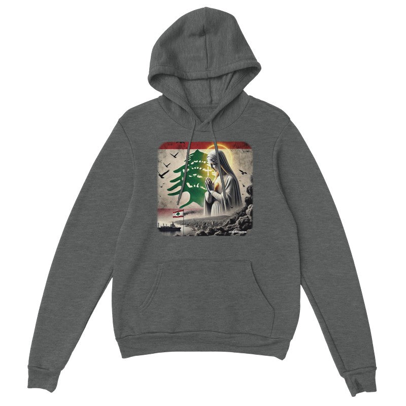 Lebanon Premium Hoodie  Unisex Virgin Marie Design