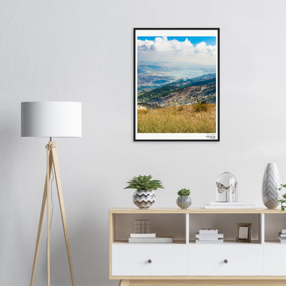 Qaraoun Lake-lebanon Museum-Quality Matte Paper Wooden Framed Poster