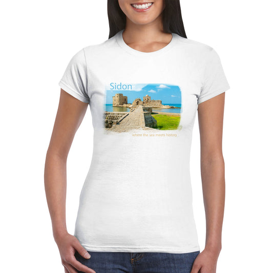 Sidon-Lebanon-Classic Womens Crewneck T-shirt