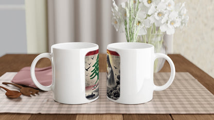 Virgin Mary Lebanese Design Ceramic Mug