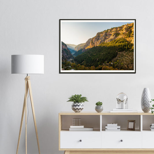 Kadicha Valley-Lebanon-Museum-Quality Matte Paper Metal Framed Poster