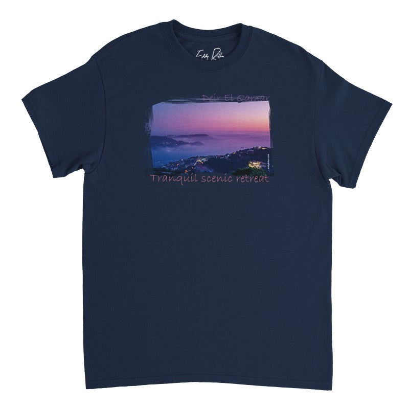 Deir El Qamar Sunset-Lebanon- Unisex Premium  T-shirt