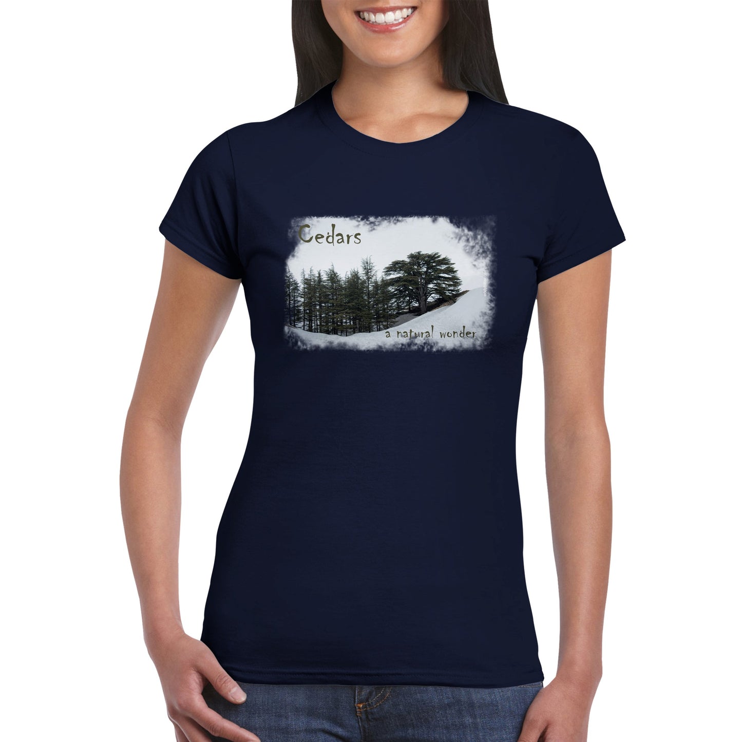 Cedars-Lebanon-Classic Womens Crewneck T-shirt