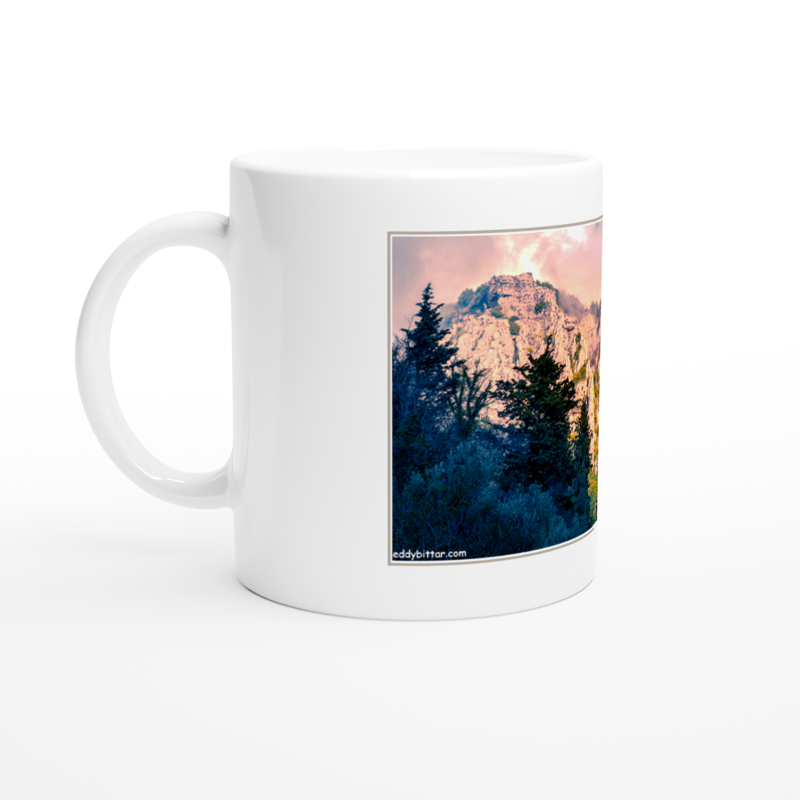 Kadicha Mountain White 11oz Ceramic Mug