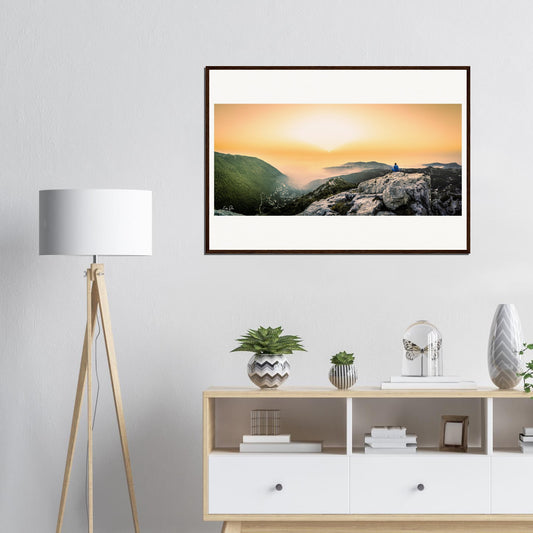 High Keserwan Mountains-lebanon Museum-Quality Matte Paper Wooden Framed Poster