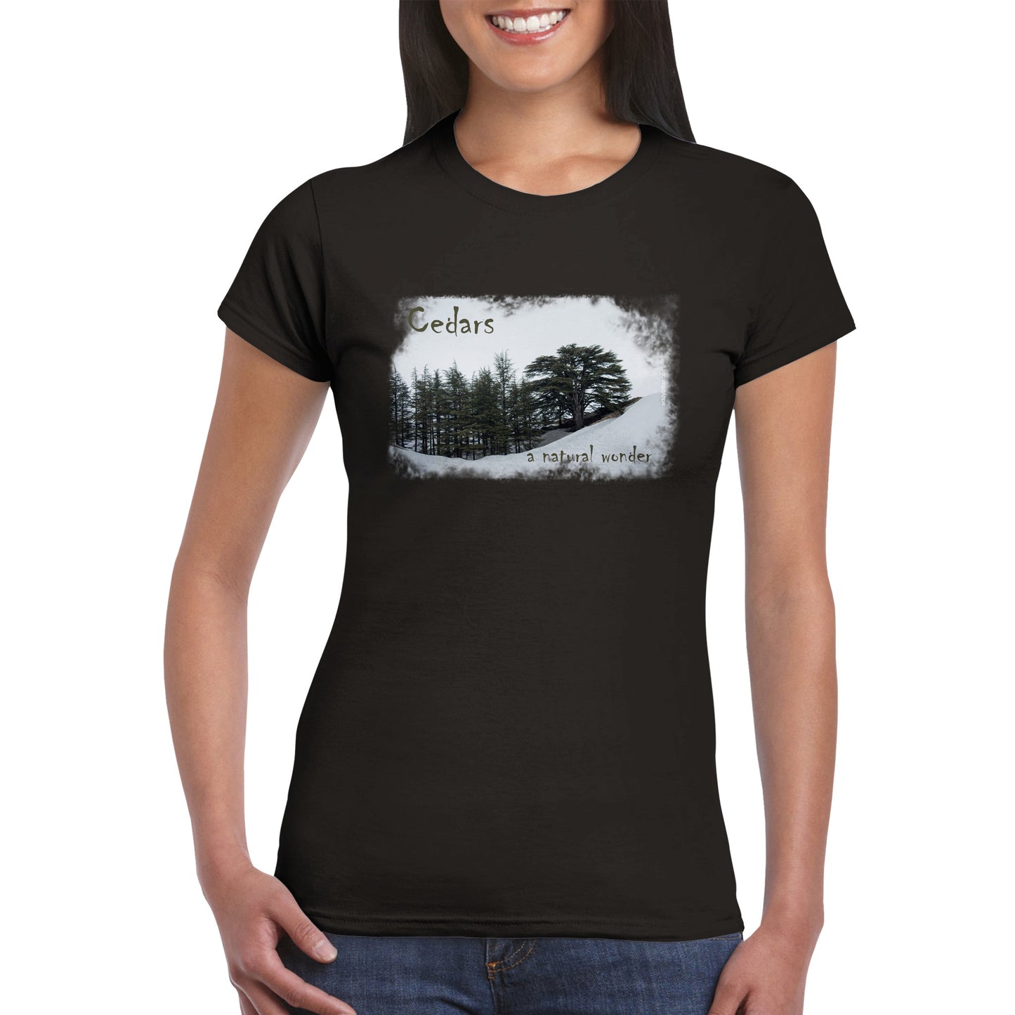 Cedars-Lebanon-Classic Womens Crewneck T-shirt