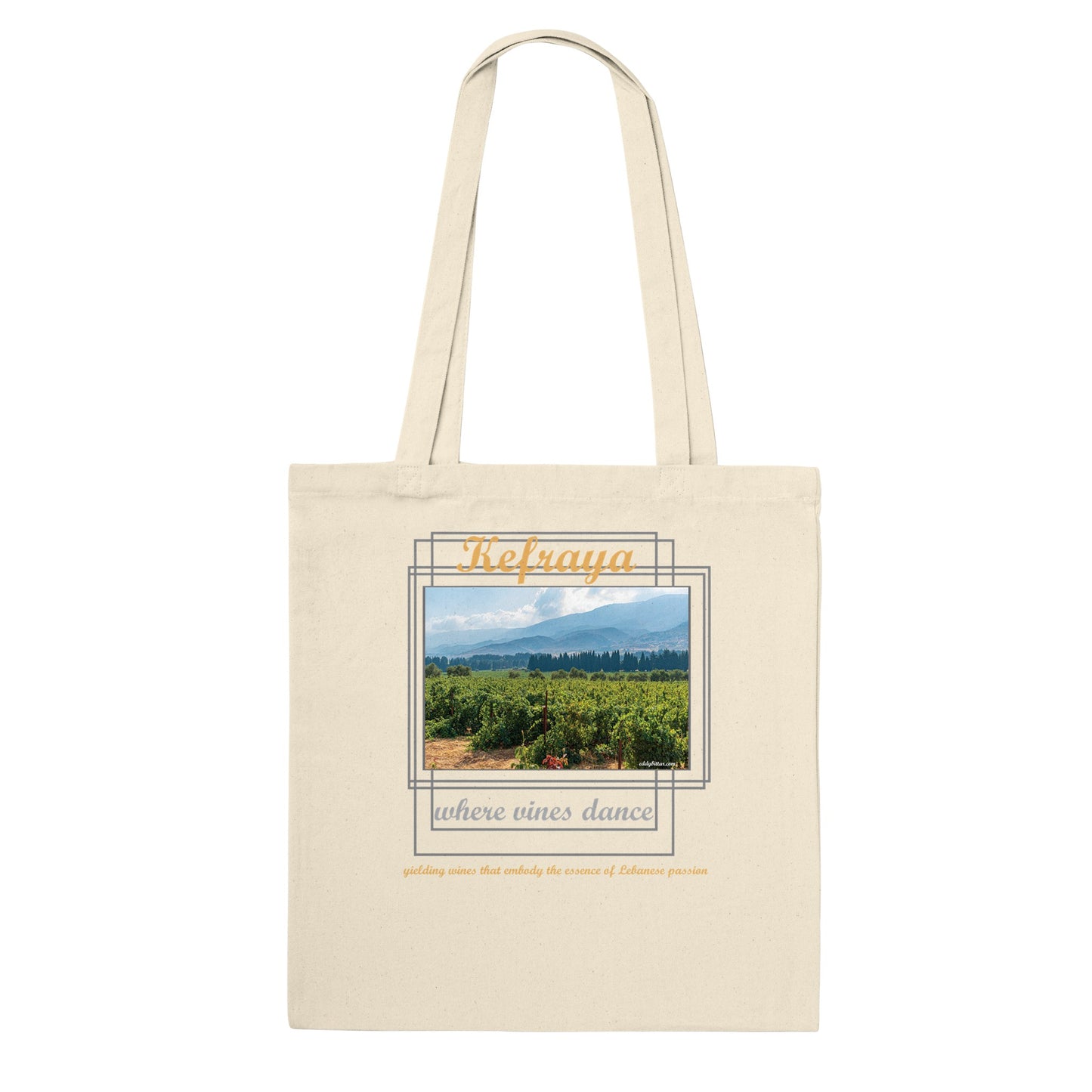 Kefraya-Lebanon-Premium Tote Bag