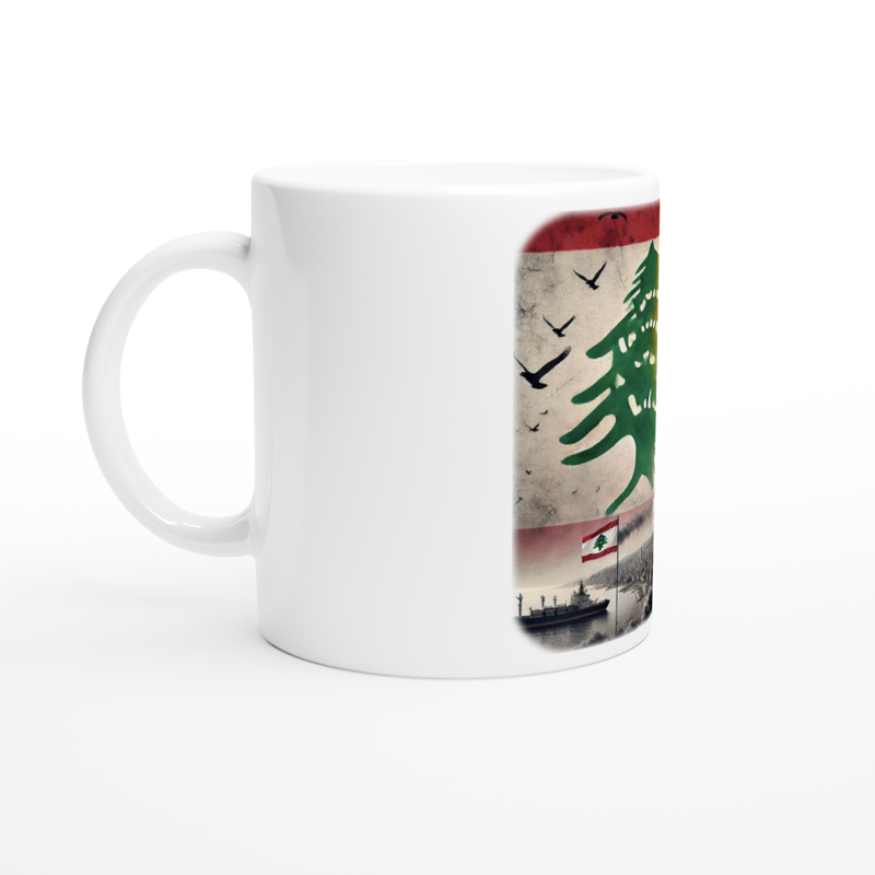 Virgin Mary Lebanese Design Ceramic Mug