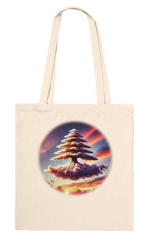 Cedar Cloudy Texture -Premium Tote Bag