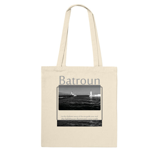 Batroun Lighthouse-Lebanon-Premium Tote Bag