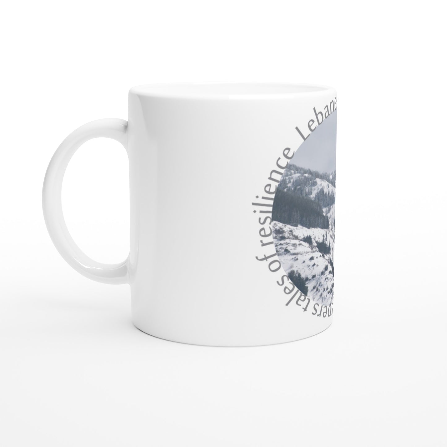 Barouk Mountains Lebanon White 11oz Ceramic Mug