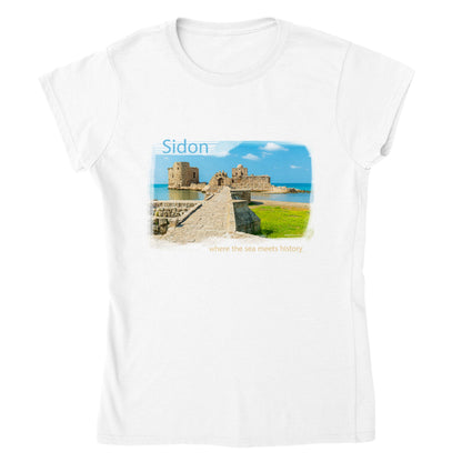 Sidon-Lebanon-Classic Womens Crewneck T-shirt