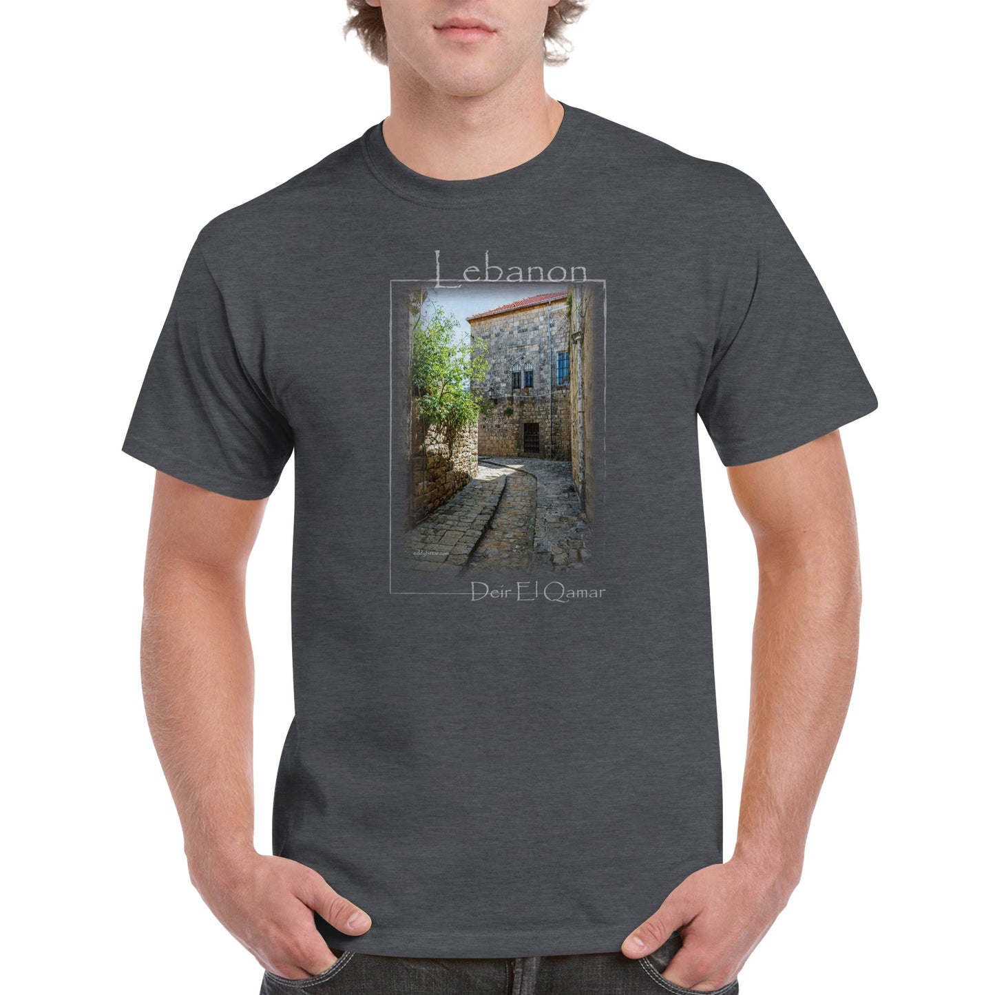 Deir El Qamar Old Roads-Lebanon- Unisex Premium T-shirt