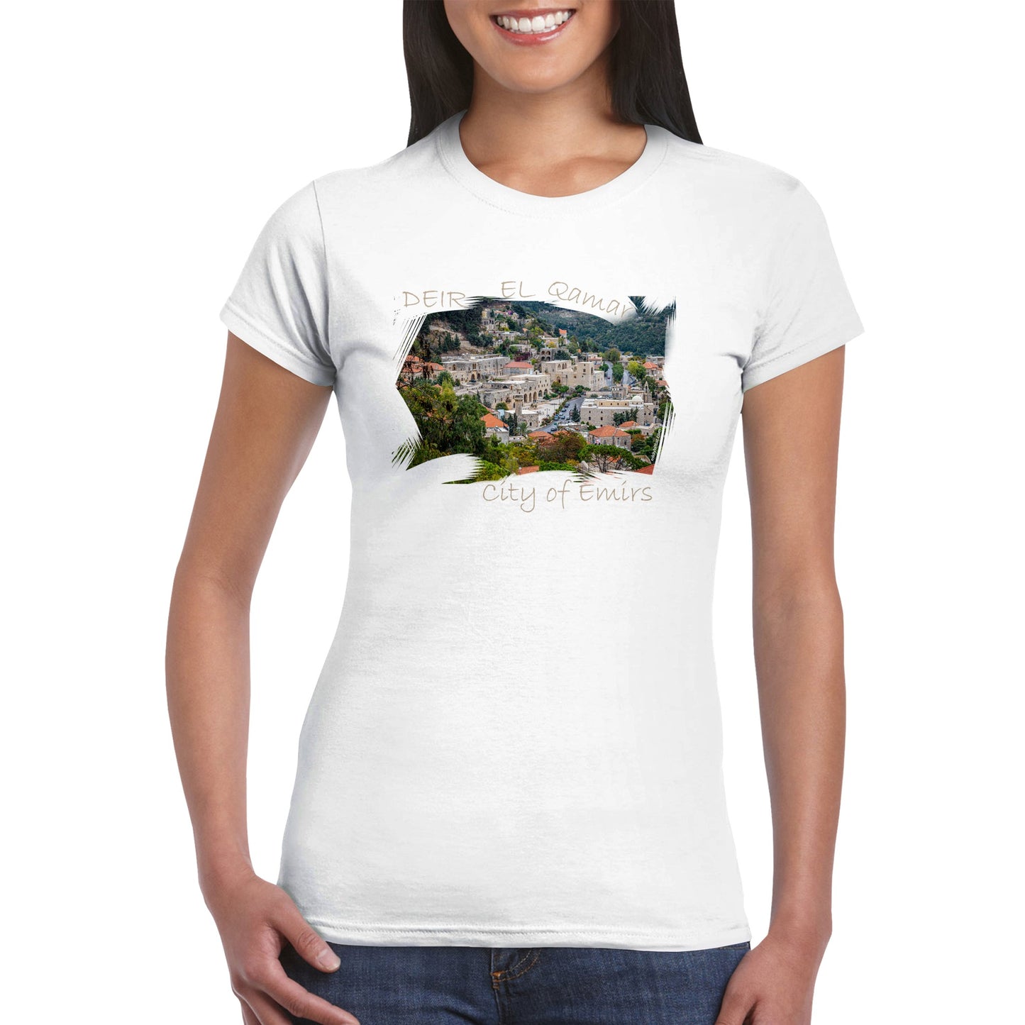 Deir El Qamar-Lebanon-Classic Womens Crewneck T-shirt