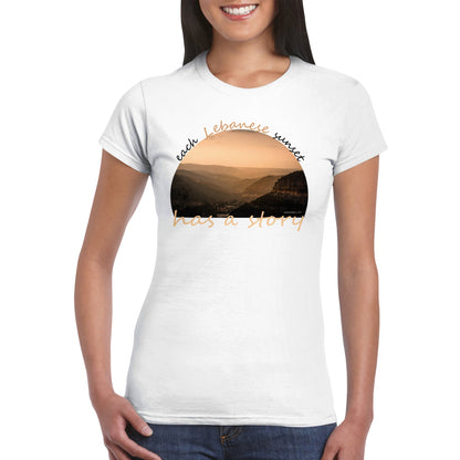 Batroun Sunset-Lebanon-Classic Womens Crewneck T-shirt