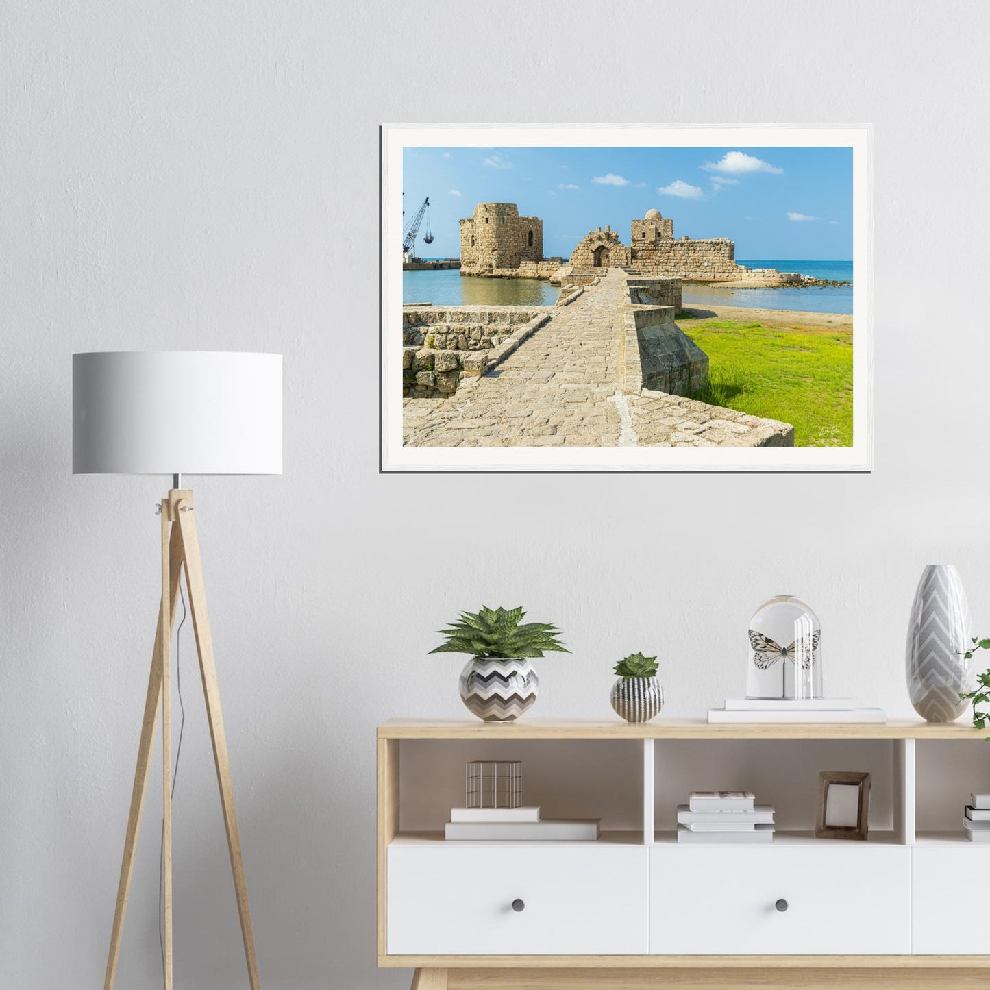 Sidon-lebanon Museum-Quality Matte Paper Wooden Framed Poster