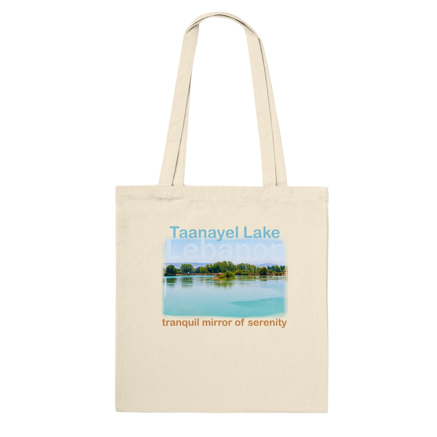 Taanayel Lake-Lebanon-Premium Tote Bag