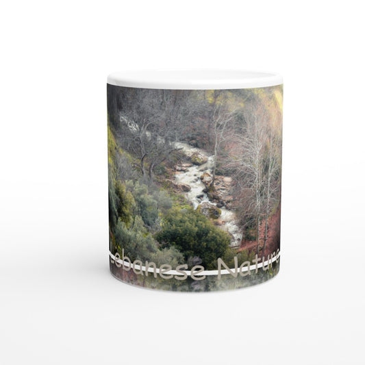 Kadicha River Lebanon White 11oz Ceramic Mug