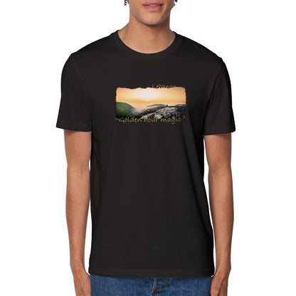 Keserwan Mountains Sunsets-Lebanon Organic Unisex Crewneck T-shirt