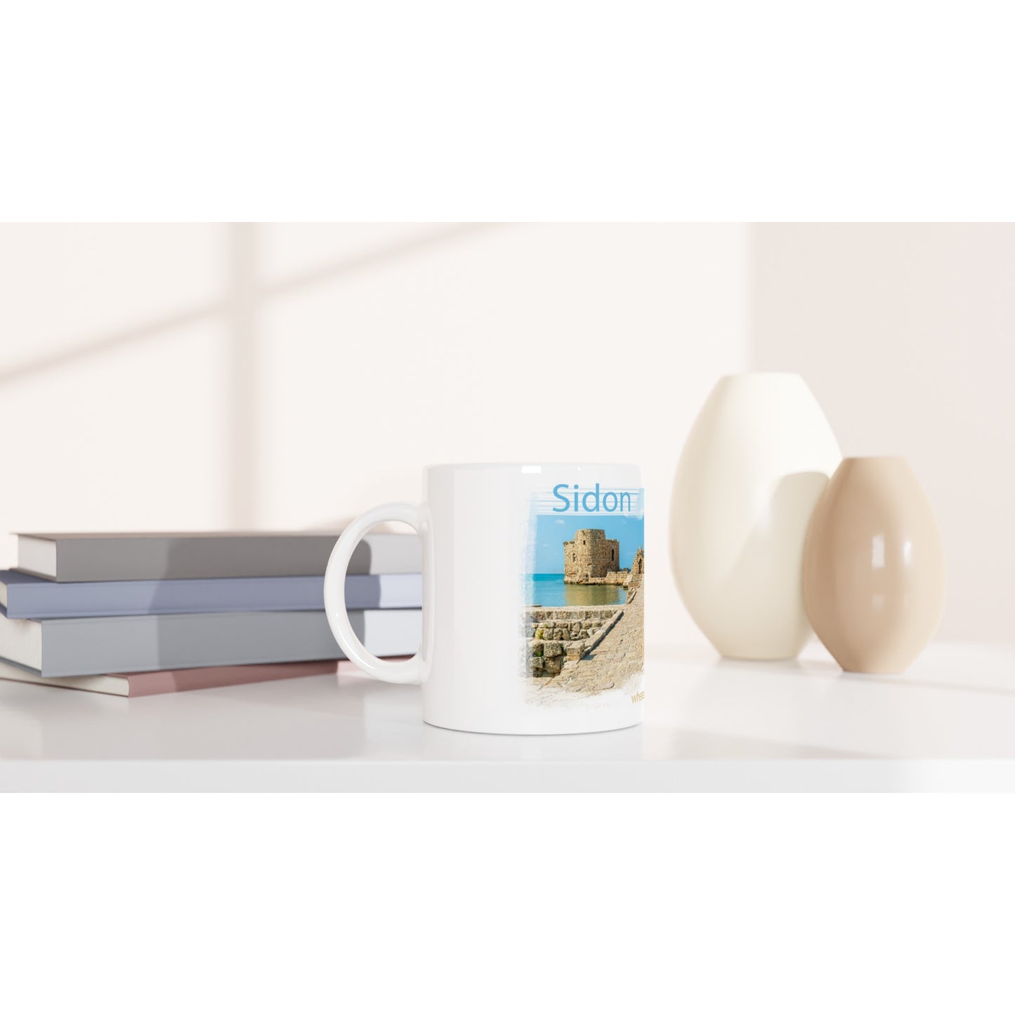 Sidon-Lebanon White 11oz Ceramic Mug