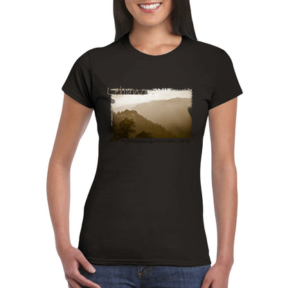 Beit El Dine Sunset-Lebanon-Classic Womens Crewneck T-shirt