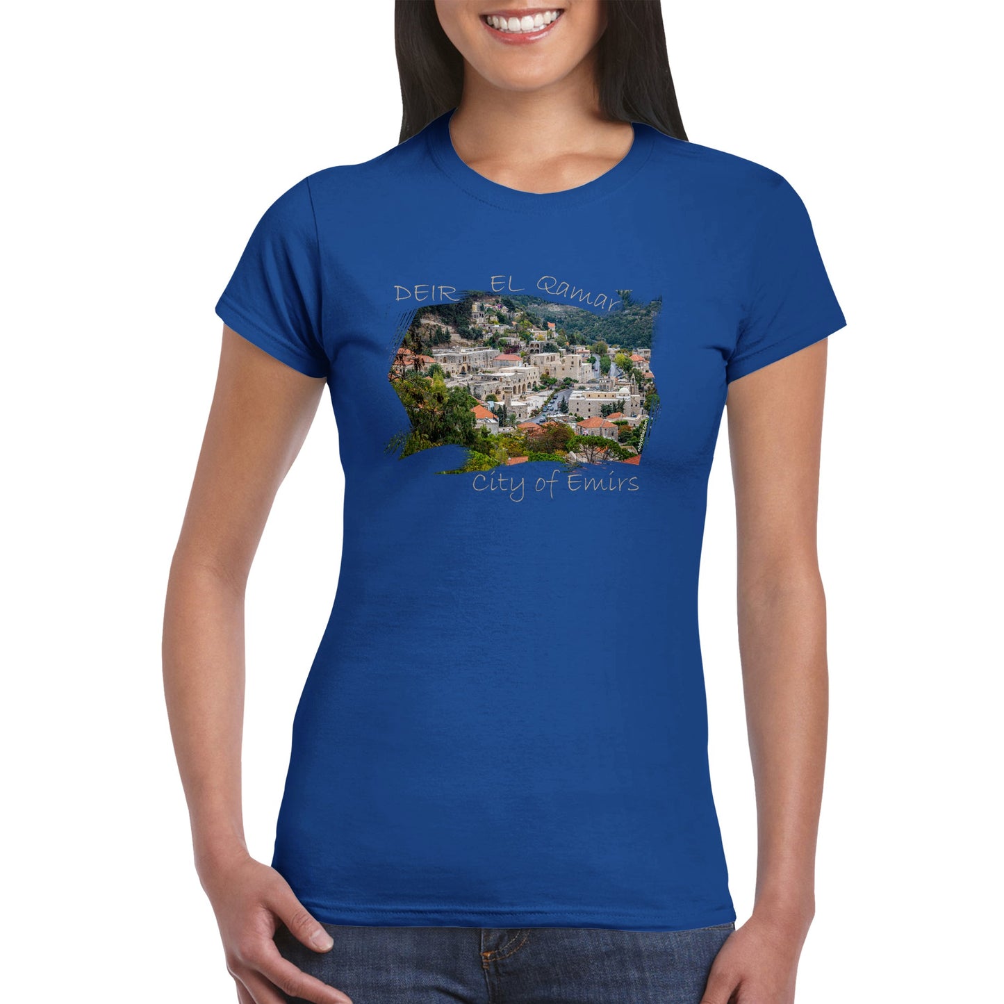 Deir El Qamar-Lebanon-Classic Womens Crewneck T-shirt