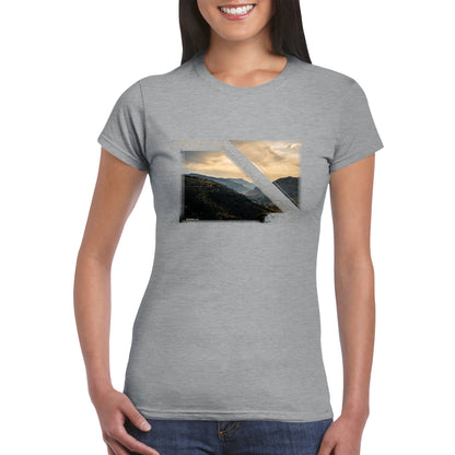 Chouf Sunset-Lebanon-Classic Womens Crewneck T-shirt