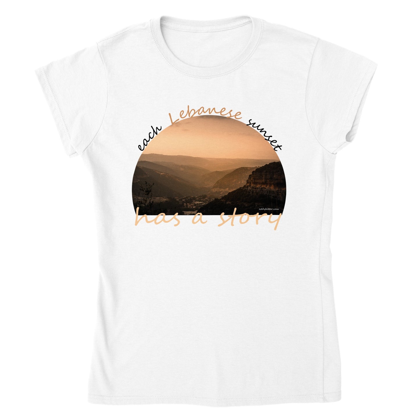 Batroun Sunset-Lebanon-Classic Womens Crewneck T-shirt