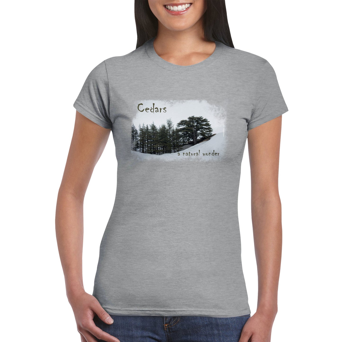 Cedars-Lebanon-Classic Womens Crewneck T-shirt