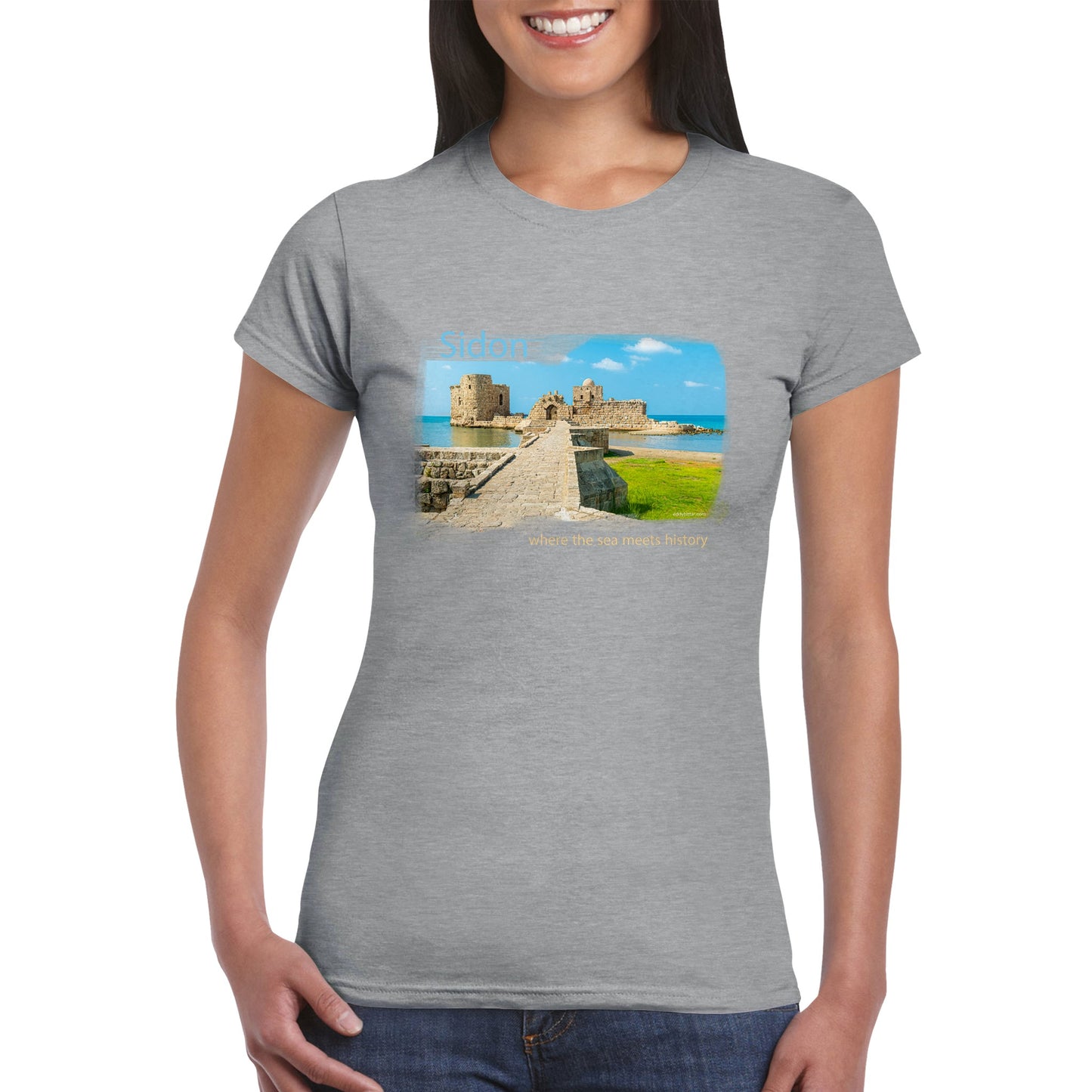 Sidon-Lebanon-Classic Womens Crewneck T-shirt