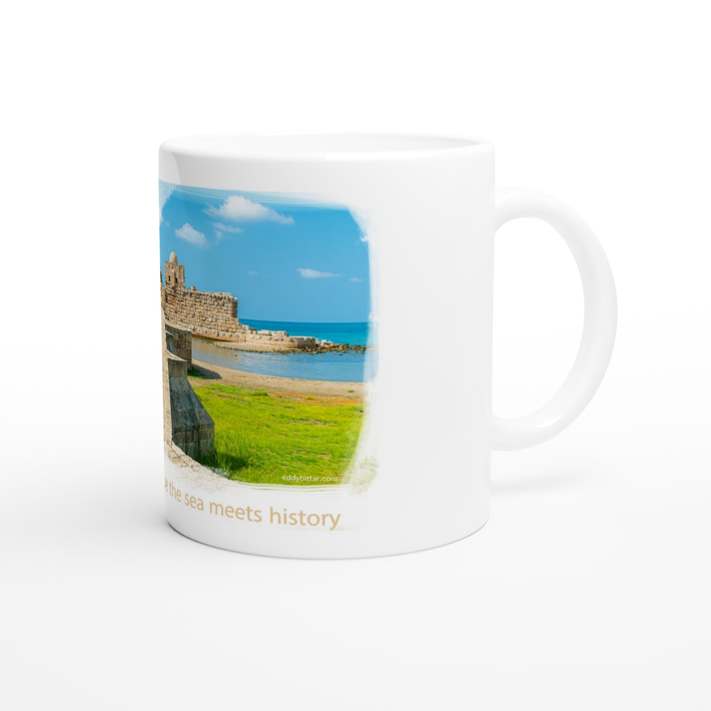 Sidon-Lebanon White 11oz Ceramic Mug