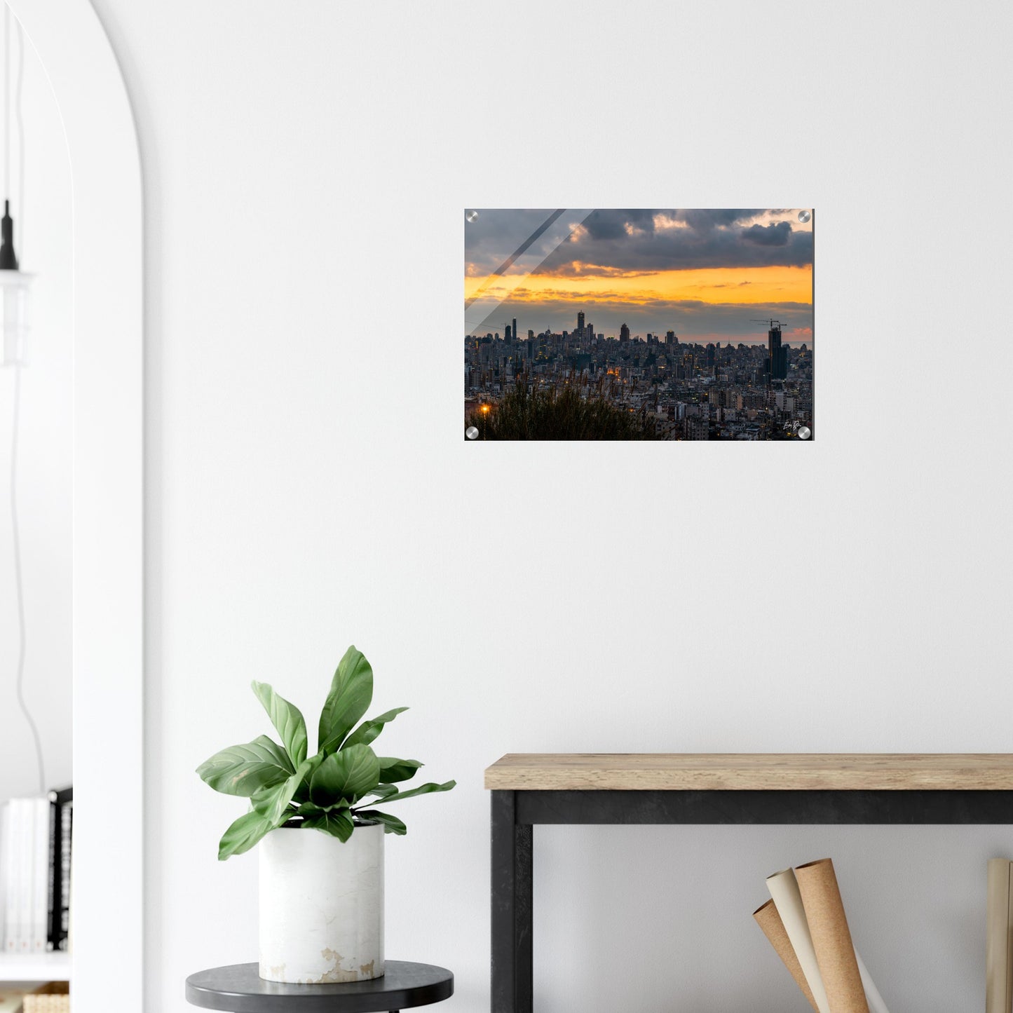 Beirut Sunset-Lebanon-Acrylic Print