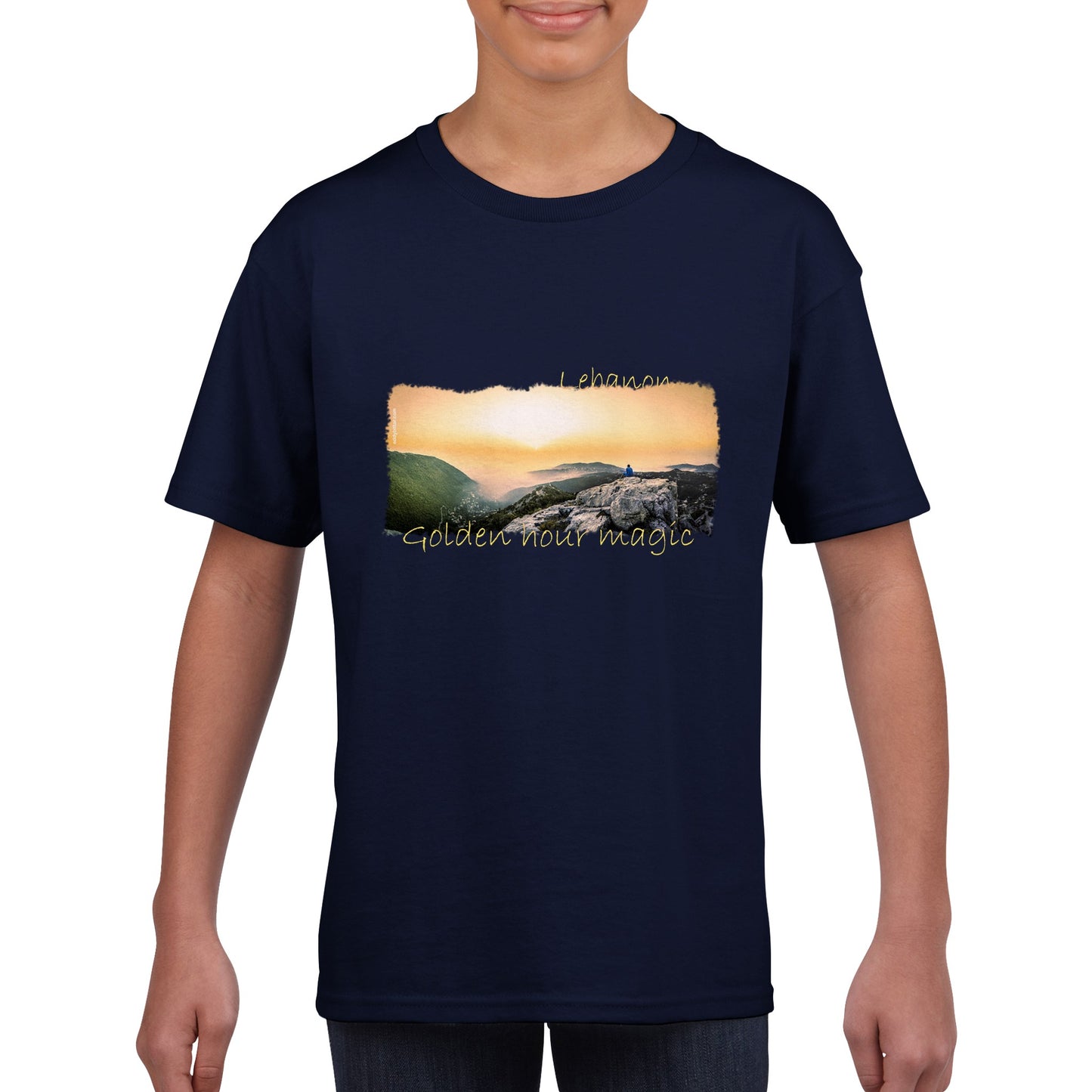 Batroun Mountains-LebanonClassic Kids Crewneck T-shirt