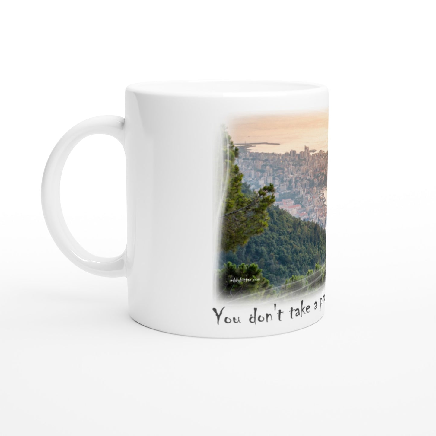 Jounieh Kaslik Lebanon White 11oz Ceramic Mug