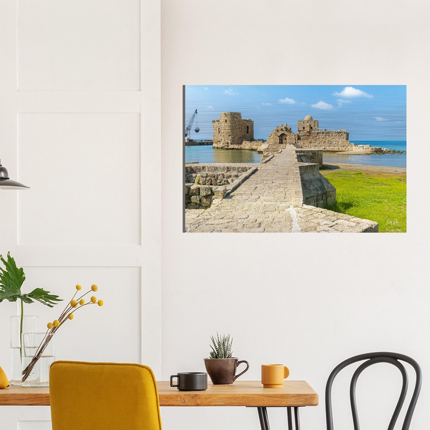 Sidon-Lebanon-Brushed Aluminum Print