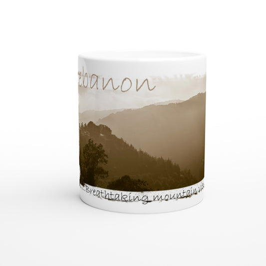 Chouf-Lebanon- White 11oz Ceramic Mug