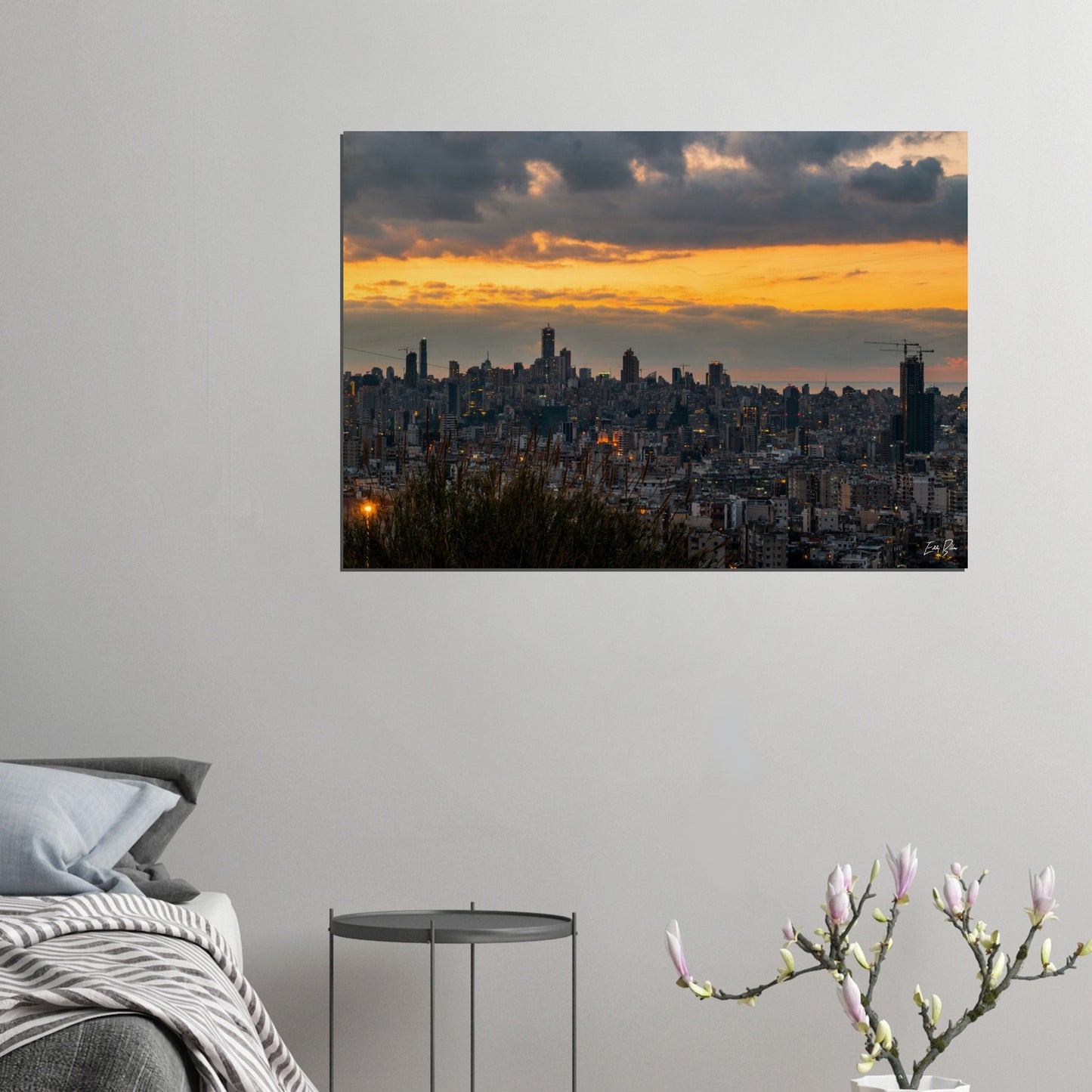 Beirut Sunset-Lebanon-Wood Prints