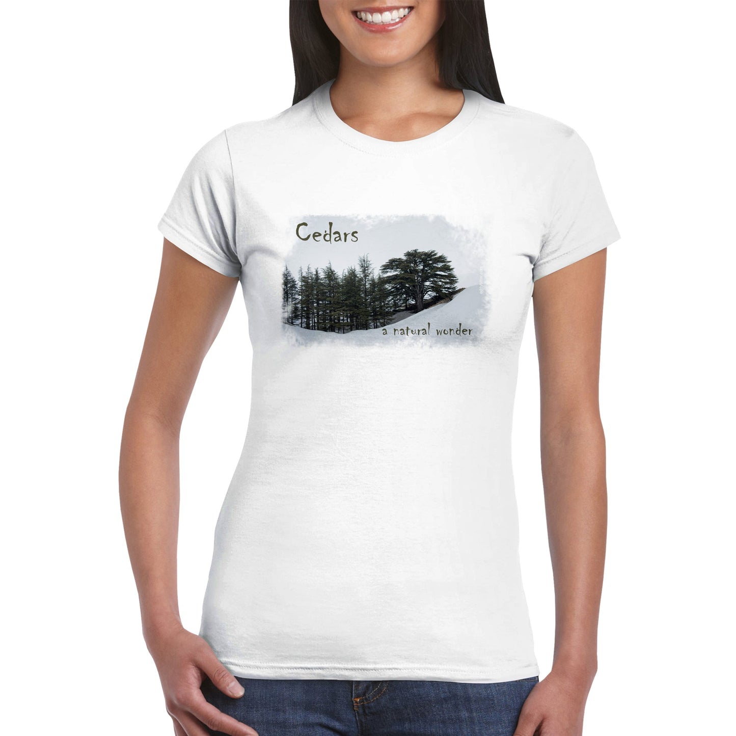 Cedars-Lebanon-Classic Womens Crewneck T-shirt