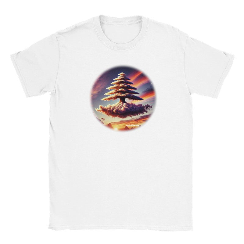 T-Shirts Cedar Cloud Texture  Lebanese Design