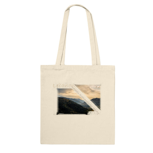 Chouf Sunset-Lebanon-Premium Tote Bag