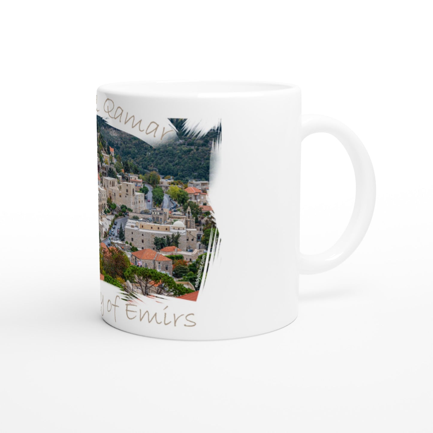 Deir El Qamar White 11oz Ceramic Mug