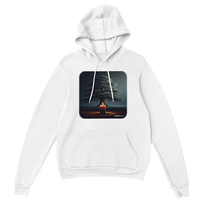 Lebanon Premium Hoodie  Unisex Design Cedar With A Candle