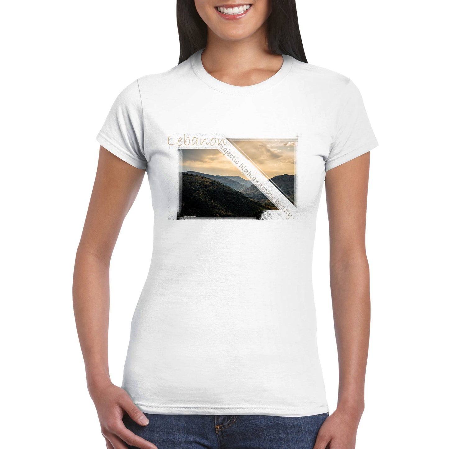 Chouf Sunset-Lebanon-Classic Womens Crewneck T-shirt