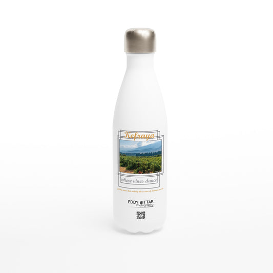 Kefraya-Lebanon-White 17oz Stainless Steel Water Bottle