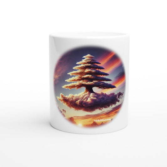 Cedar in Cloud Texture Design Ceramic Mug