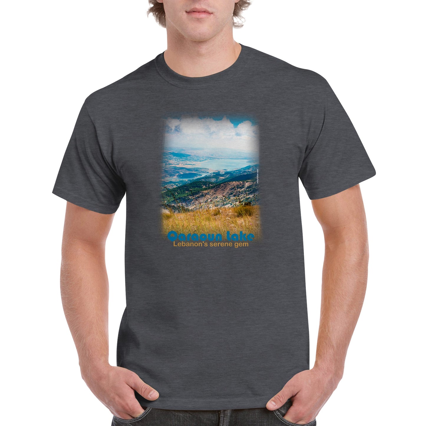 Qaraoun Lake-Lebanon- Unisex Premium T-shirt