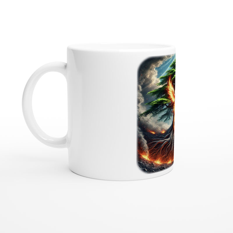 Phoenix Rising Design Ceramic Mug