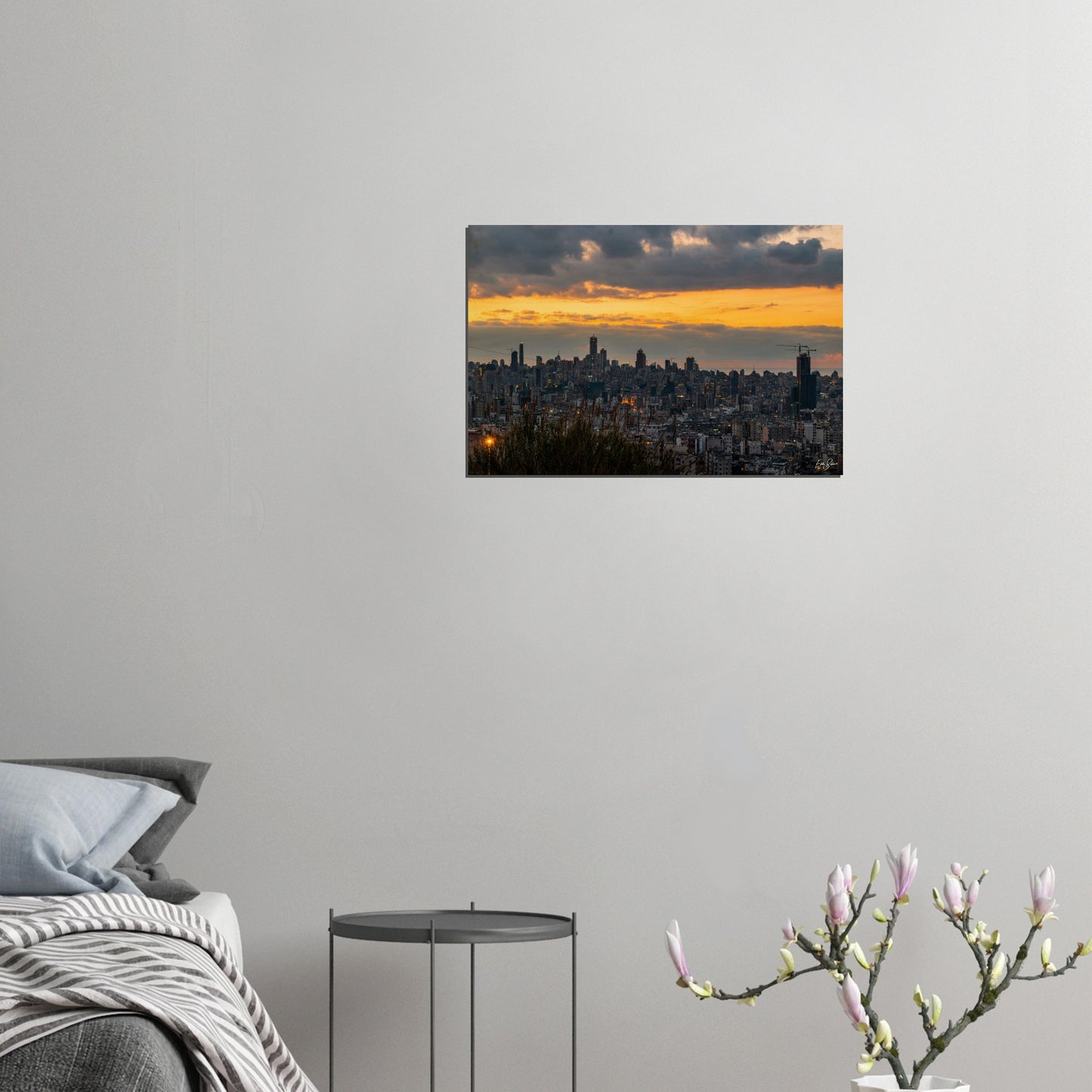 Beirut Sunset-Lebanon-Wood Prints